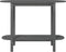 vidaXL - Wandtafel - 110x40x80 - cm - massief - grenenhout - grijs