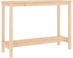 vidaXL - Wandtafel - 110x40x80 - cm - massief - grenenhout