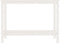 vidaXL - Wandtafel - 110x40x80 - cm - massief - grenenhout - wit
