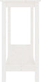 vidaXL - Wandtafel - 110x40x80 - cm - massief - grenenhout - wit