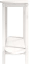 vidaXL - Wandtafel - 110x40x80 - cm - massief - grenenhout - wit