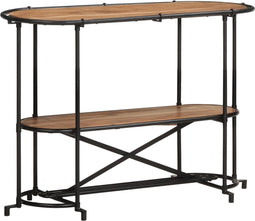 vidaXL - Wandtafel - 110x42x76 - cm - massief - acaciahout