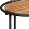 vidaXL - Wandtafel - 110x42x76 - cm - massief - acaciahout