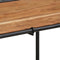 vidaXL - Wandtafel - 110x42x76 - cm - massief - acaciahout