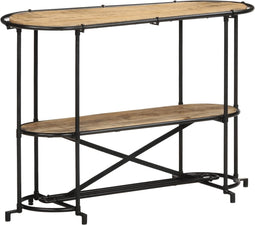 vidaXL - Wandtafel - 110x42x76 - cm - massief - ruw - mangohout