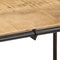 vidaXL - Wandtafel - 110x42x76 - cm - massief - ruw - mangohout