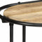 vidaXL - Wandtafel - 110x42x76 - cm - massief - ruw - mangohout