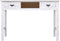 vidaXL - Wandtafel - 110x45x76 - cm - hout - antiekwit