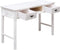 vidaXL - Wandtafel - 110x45x76 - cm - hout - antiekwit