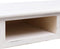 vidaXL - Wandtafel - 110x45x76 - cm - hout - antiekwit