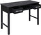 vidaXL - Wandtafel - 110x45x76 - cm - hout - zwart