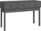 vidaXL - Wandtafel - 114x40x75 - cm - massief - grenenhout - grijs