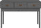 vidaXL - Wandtafel - 114x40x75 - cm - massief - grenenhout - grijs