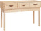 vidaXL - Wandtafel - 114x40x75 - cm - massief - grenenhout