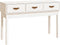 vidaXL - Wandtafel - 114x40x75 - cm - massief - grenenhout - wit