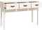 vidaXL - Wandtafel - 114x40x75 - cm - massief - grenenhout - wit