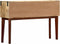 vidaXL - Wandtafel - 115x30x76 - cm - massief - ruw - mangohout