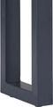 vidaXL - Wandtafel - 115x35x76 - cm - massief - acaciahout - en - ijzer - grijs