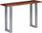 vidaXL - Wandtafel - 115x35x76 - cm - massief - acaciahout - en - ijzer