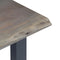 vidaXL - Wandtafel - 115x35x76 - cm - massief - acaciahout - en - ijzer - grijs