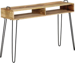 vidaXL - Wandtafel - 115x35x76 - cm - massief - mangohout