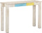 vidaXL - Wandtafel - 115x35x77 - cm - ruw - mangohout - wit