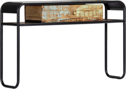 vidaXL - Wandtafel - 118x30x75 - cm - massief - gerecycled - hout
