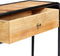 vidaXL - Wandtafel - 118x30x75 - cm - massief - mangohout