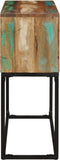 vidaXL - Wandtafel - 120x30x75 - cm - massief - gerecycled - hout