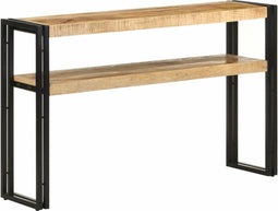 vidaXL - Wandtafel - 120x30x75 - cm - ruw - mangohout