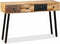 vidaXL - Wandtafel - 120x30x76 - cm - massief - gerecycled - teakhout