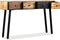 vidaXL - Wandtafel - 120x30x76 - cm - massief - gerecycled - teakhout