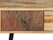 vidaXL - Wandtafel - 120x30x76 - cm - massief - gerecycled - teakhout