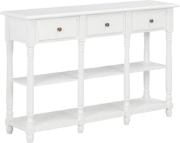 vidaXL - Wandtafel - 120x30x76 - cm - MDF - grijs