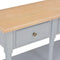 vidaXL - Wandtafel - 120x30x76 - cm - MDF - grijs