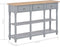 vidaXL - Wandtafel - 120x30x76 - cm - MDF - grijs