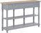 vidaXL - Wandtafel - 120x30x76 - cm - MDF - grijs