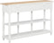 vidaXL - Wandtafel - 120x30x76 - cm - MDF - wit
