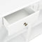 vidaXL - Wandtafel - 120x30x76 - cm - MDF - wit