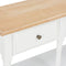 vidaXL - Wandtafel - 120x30x76 - cm - MDF - wit
