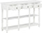 vidaXL - Wandtafel - 120x30x76 - cm - MDF - wit