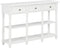 vidaXL - Wandtafel - 120x30x76 - cm - MDF - zwart
