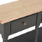 vidaXL - Wandtafel - 120x30x76 - cm - MDF - zwart