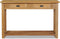 vidaXL - Wandtafel - 120x30x80 - cm - massief - teakhout
