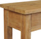 vidaXL - Wandtafel - 120x30x80 - cm - massief - teakhout
