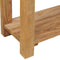 vidaXL - Wandtafel - 120x30x80 - cm - massief - teakhout