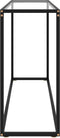 vidaXL - Wandtafel - 120x35x75 - cm - gehard - glas - transparant