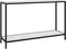vidaXL - Wandtafel - 120x35x75 - cm - gehard - glas - wit
