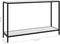 vidaXL - Wandtafel - 120x35x75 - cm - gehard - glas - wit