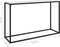 vidaXL - Wandtafel - 120x35x75 - cm - gehard - glas - wit